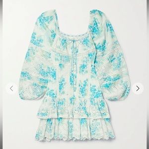 Love Shack Fancy Tayton Floral Mini Dress NWT SZ 6